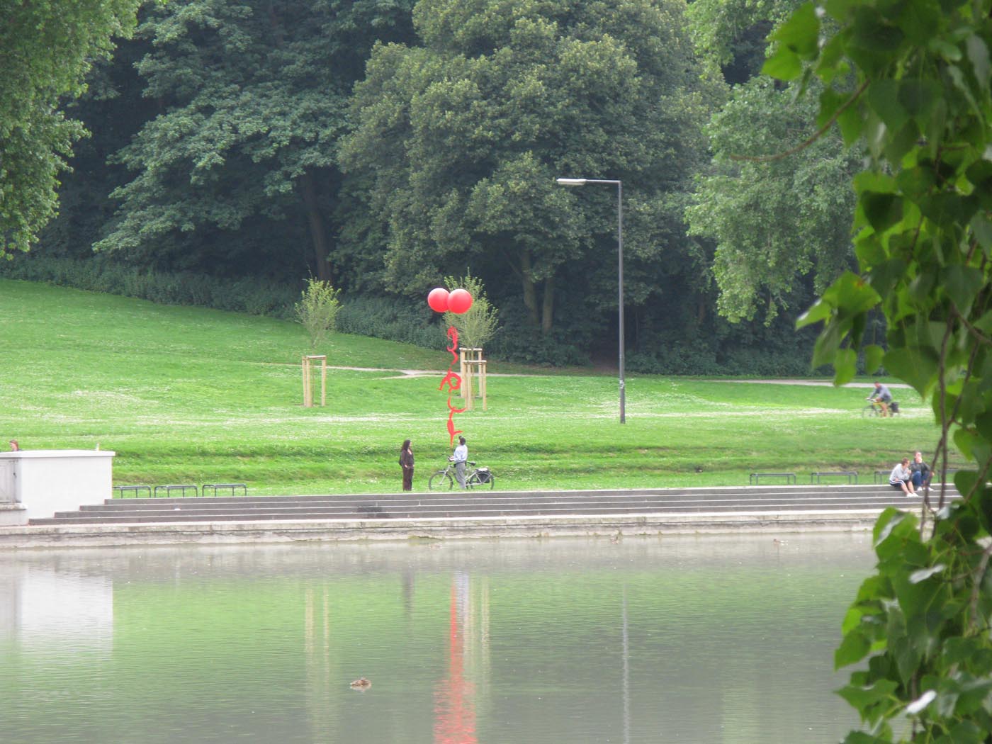 Installation Aachener Weiher, Köln 2008